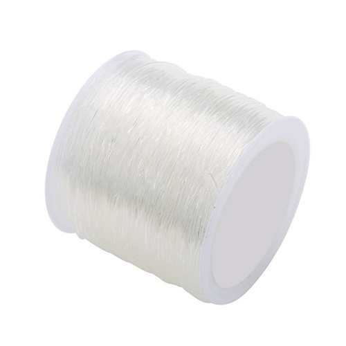 Průhledný elastický vlasec, šňůrka, rybářský