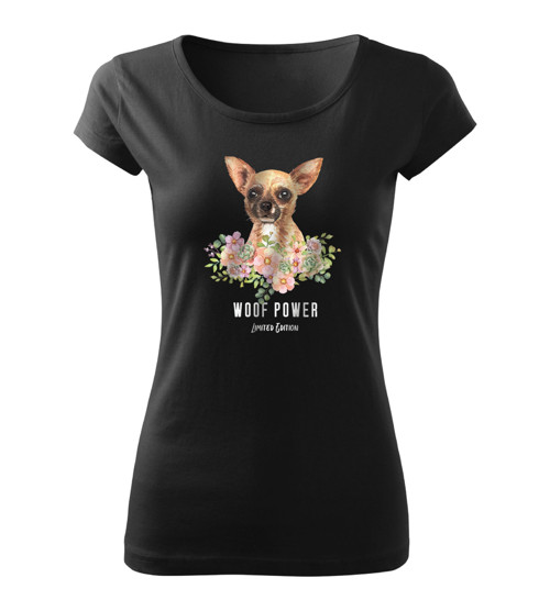 Tričko Woof Power Chihuahua