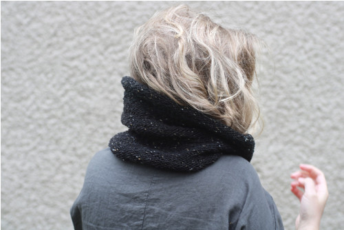 Nákrčník / měkké merino / černá — foto 1