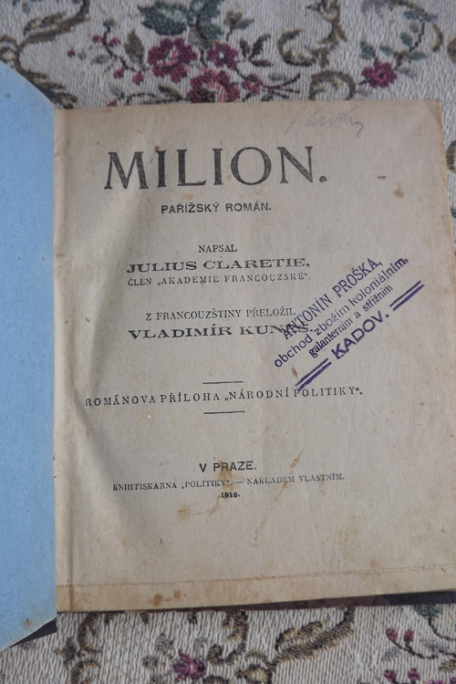 Milion - Julius Claretie