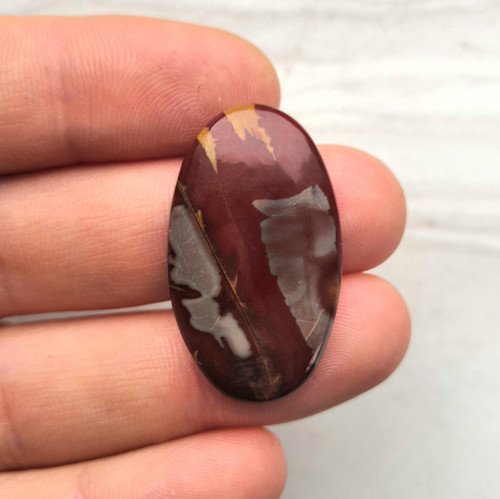 Jaspis noreena kabošon č.3- 33x19mm