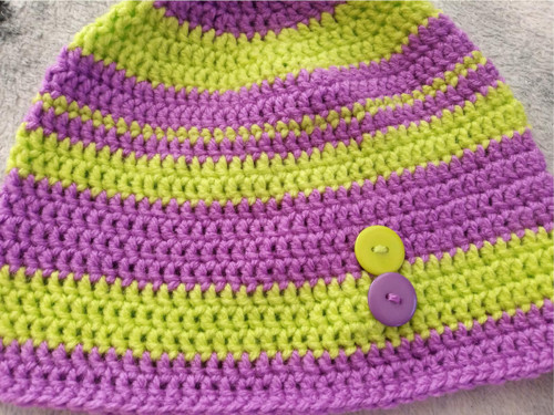 Veselá barevná 52-56 cm s knoflíky SLEVA