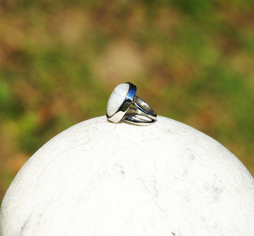 Nerezový prsten ..." Silvermoon " — foto 1