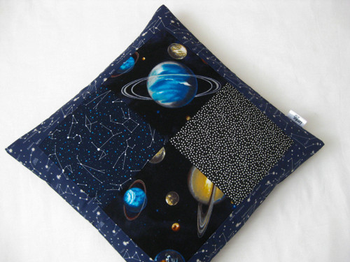 Polštářek PATCHWORK planety a souhvězdí — foto 1