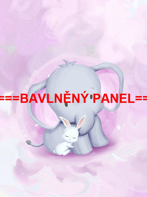 Bavlněný panel 75x100 cm - SKLADEM — foto 1