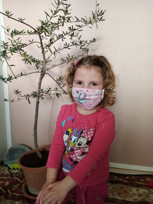 Bavlněná rouška pro děti — foto 1