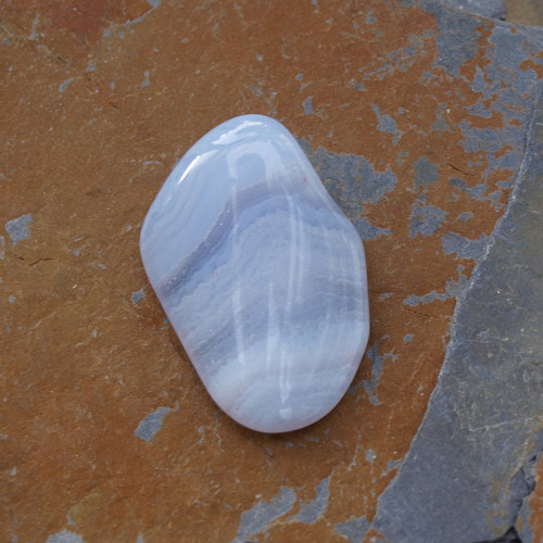 Chalcedon krajkový, výběr. valounek — foto 1