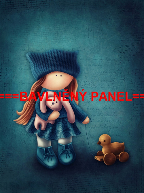 Bavlněný panel 45x60 cm - skladem