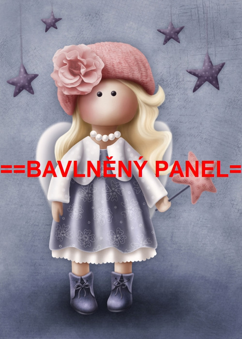 Bavlněný panel 45x60 cm - skladem