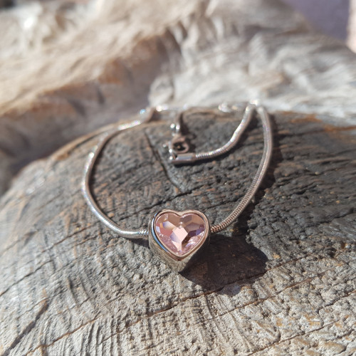 "Chick" Náhrdelník (nerezová ocel, Swarovski)