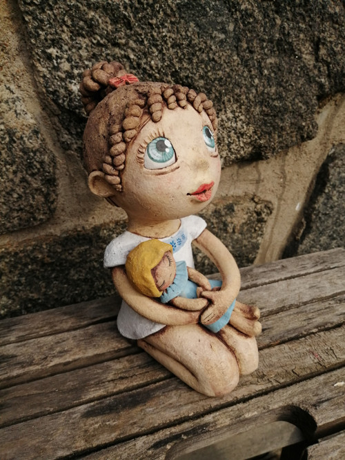Holčička s panenkou (na přání ) — foto 1