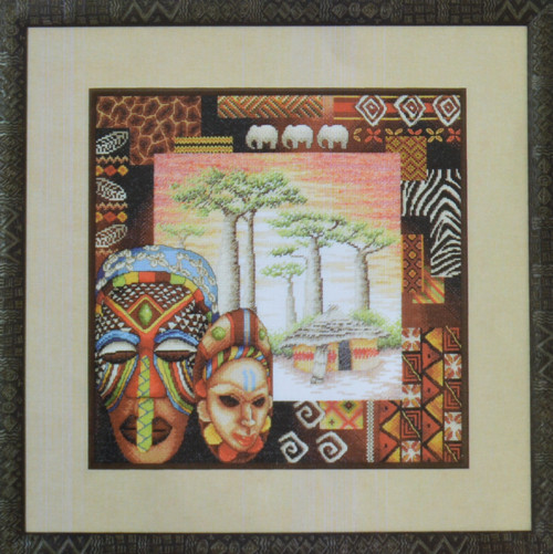 Vyš. sada Ambiance Africana od Royal Paris,28x28cm