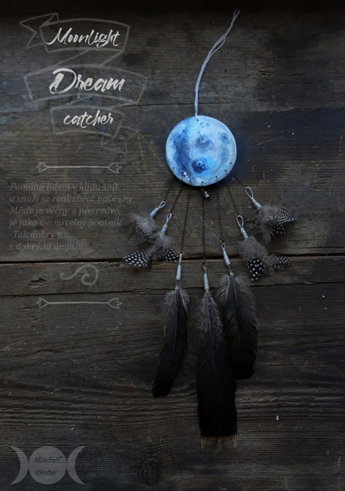 Moonlight lapač snů - malovaný — foto 1
