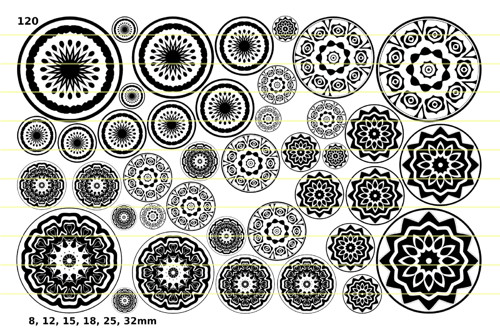 Č.120 - 8, 12, 15, 18, 25, 32mm