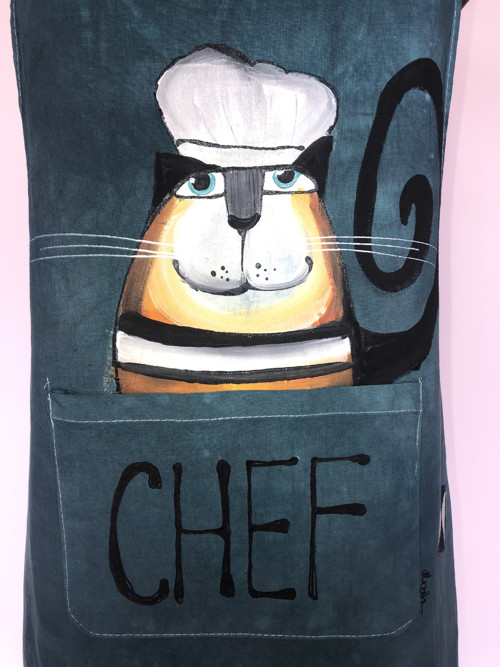 Zástěra CHEF mlsný kocour — foto 1