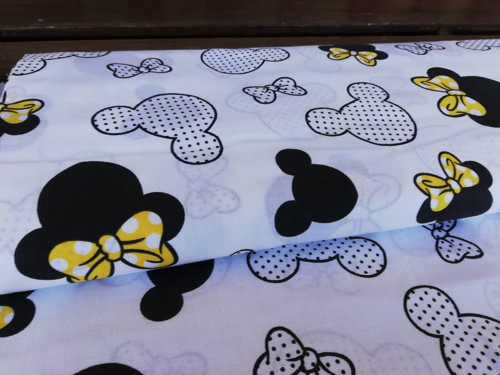 Metráž,žlutá Minnie
