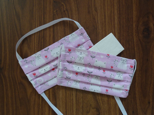 Dvojitá rouška s kapsou - 21cm