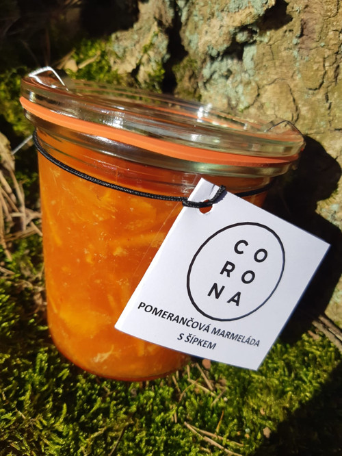 Pomerančová marmeláda s šípkem — foto 1