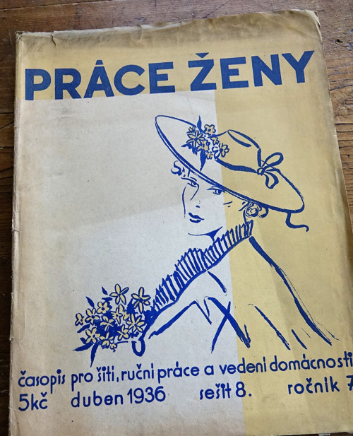 Práce ženy ... duben/1936 - kompletní se střihy!