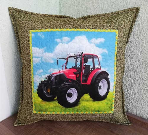 Polštář - Červený traktor