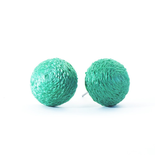 Náušnice bobule pearl green