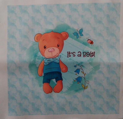 Bavlněná látka - panel 25 x 25 cm