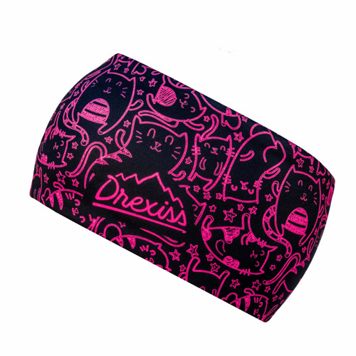 Drexiss funkční čelenka CATS - BLACK PINK