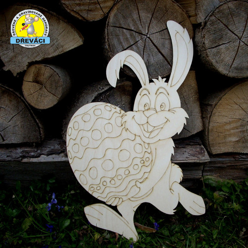 VELIKONOČNÍ ZAJÍC obří 45 x 30 cm....KV0293