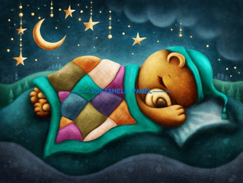 Softshellový panel 22x30 cm