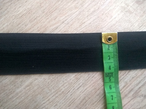 Guma, pruženka šíře 4cm - černá