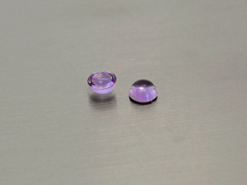 Ametyst kabošon 5 mm kulatý přírodní broušený