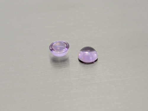 Ametyst kabošon 6.0 mm kulatý přírodní broušený