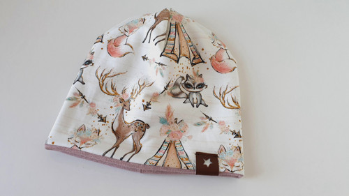 Oboustranná čepice * Boho zvířátka