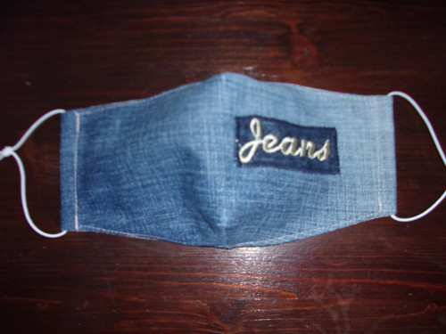 Rouška džínová Jeans — foto 1