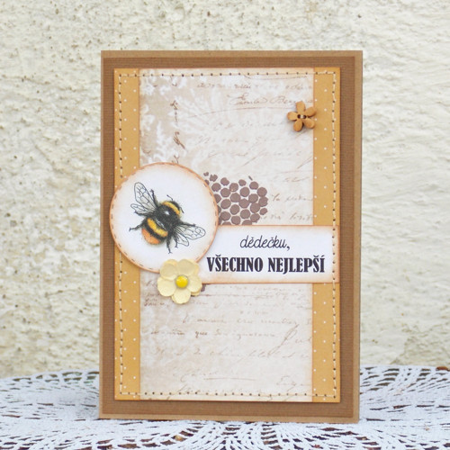 Blahopřání s včelkou NA PŘÁNÍ — foto 1