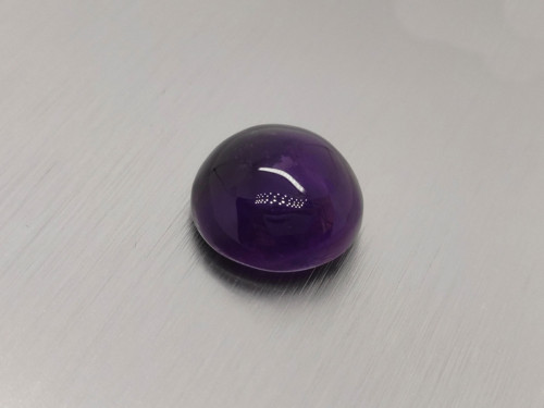 Ametyst kabošon 17 mm kulatý přírodní broušený