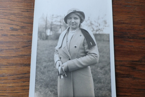 V kloboučku... stará fotografie, fotopohlednice