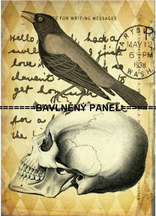 Bavlněný panel 14x20cm