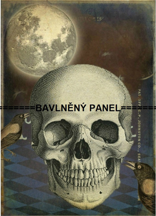 Bavlněný panel 14x20cm
