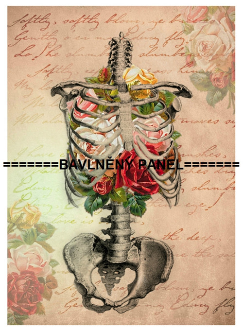 Bavlněný panel 14x20cm