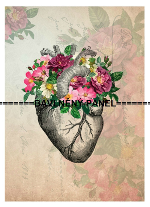 Bavlněný panel 14x20cm — foto 1