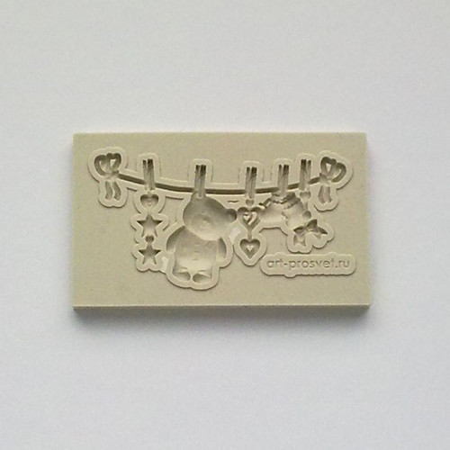 Silikonová forma - Dětský girlanda