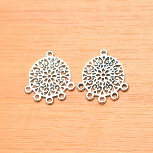 Starostříbrná ramínka - 23mm x 21mm