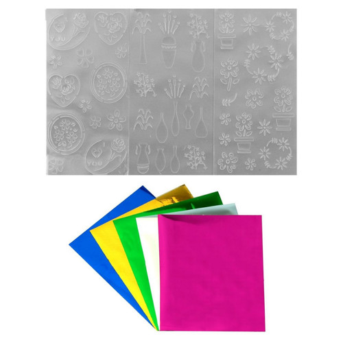 Listy fólie na scrapbooking, tvoření pohlednic,