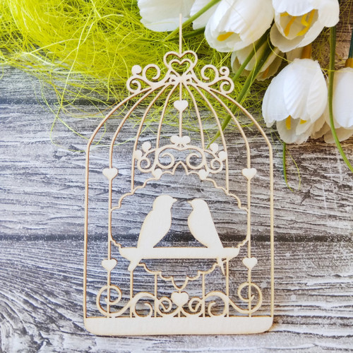 Chipboard - 11,5 x 6,8 cm ,chipboard (CHP 7)