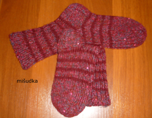 Ponožky jako od maminky - bordo 28