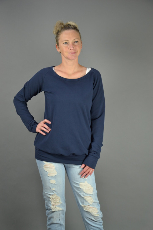 Modrá mikina