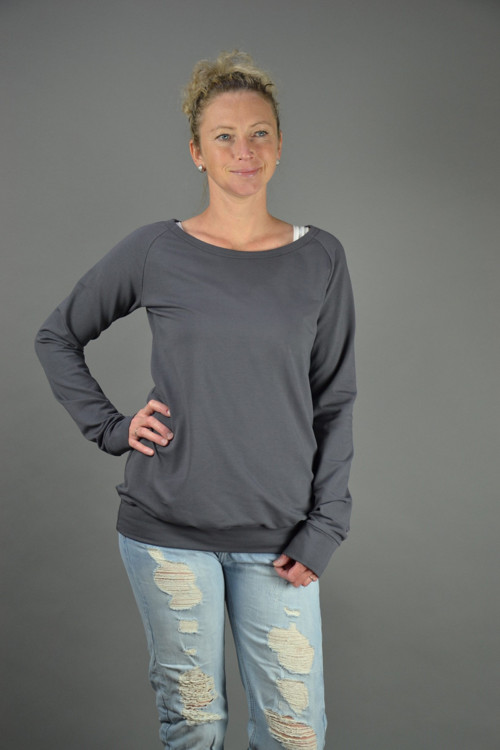 Tmavě šedá mikina — foto 1