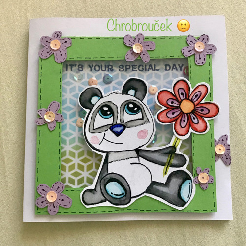 Papírové přání - Panda — foto 1