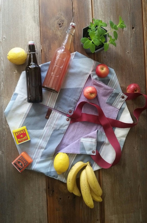 Zero waste nákupka...geometrická — foto 1